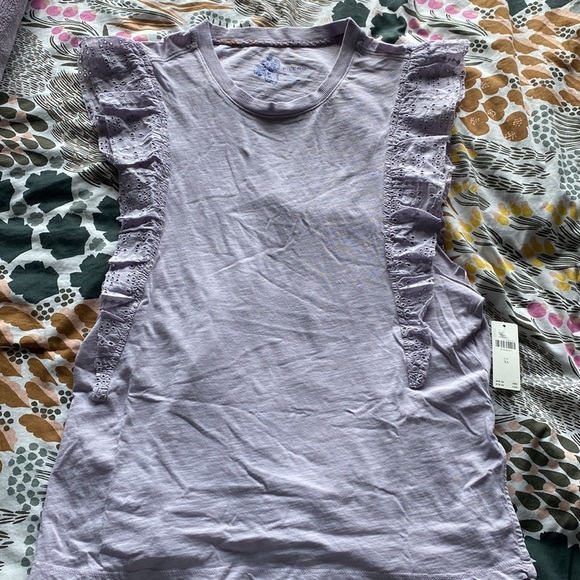 Pilcro Tops - Anthropologie Pilcro Ruffle Sleeve Tunic